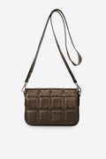 EMILIA leather crossbody bag - Bronzo
