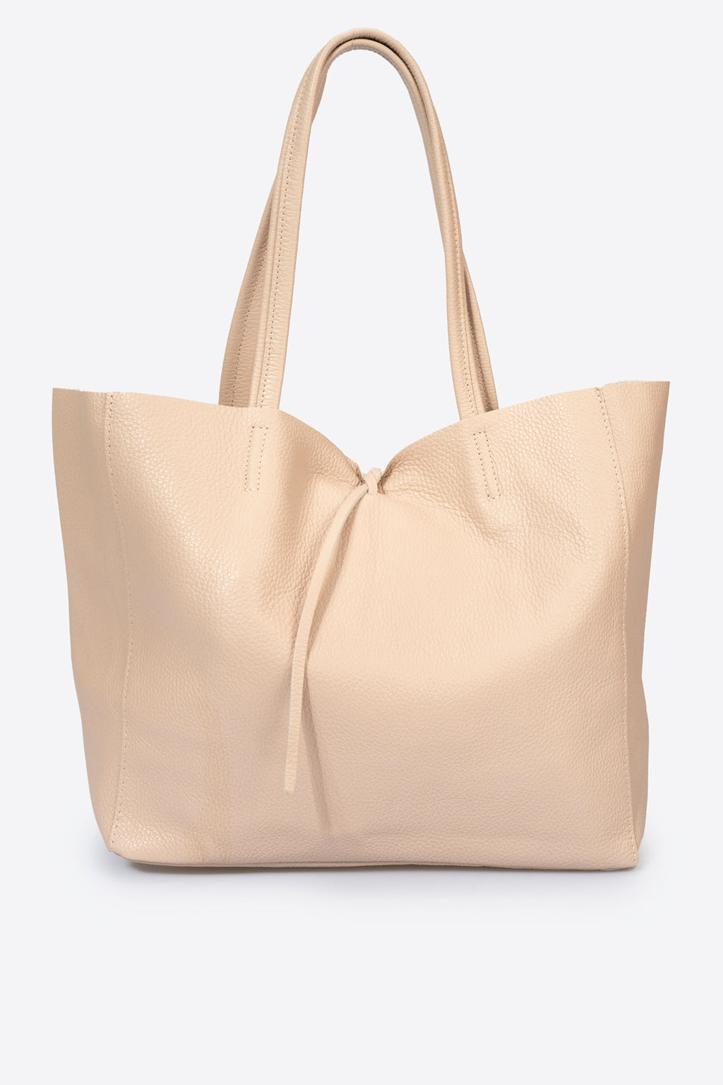 Francesca Made in Italy Leather Tote Bag – Blush Pink