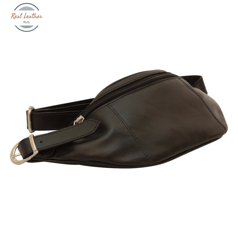 Full grain Italian calf skin leather belt pack Belt Bag