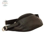Full grain Italian calf skin leather belt pack Belt Bag