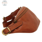 Full grain Italian calf skin leather belt pack Belt Bag