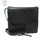 Full grain leather messenger bag Black Messenger Bag
