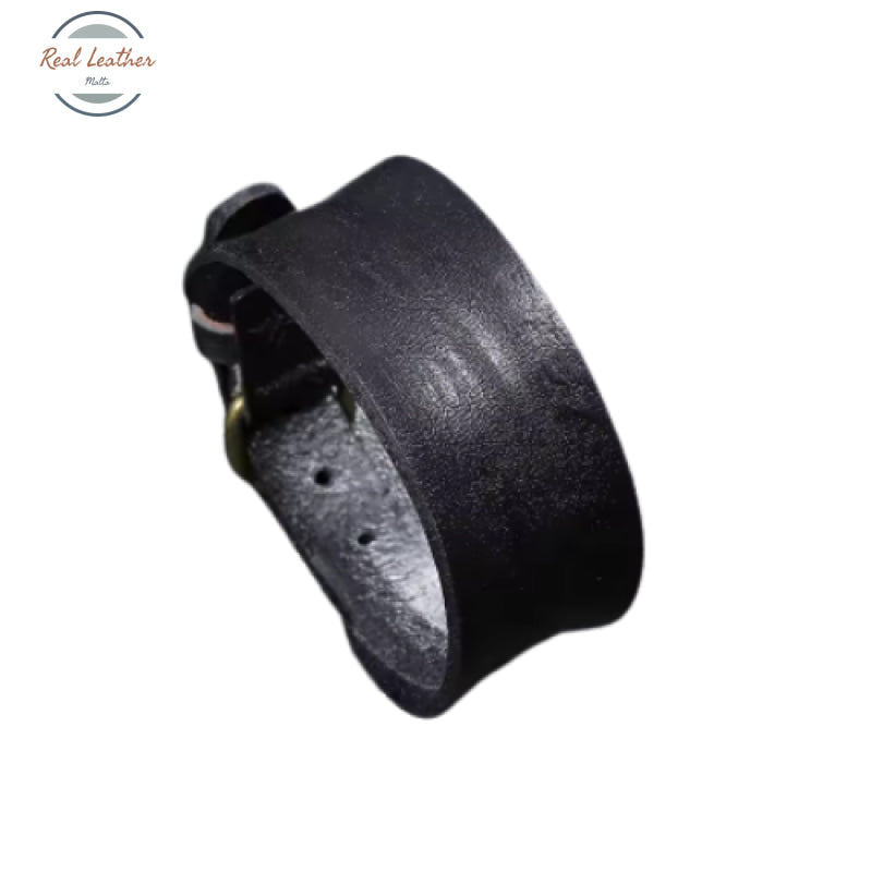 Genuine Cowhide Leather Wristband for Men bracelets