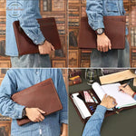 Genuine Leather A4 Portfolio Organizer Portfolios