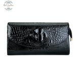 Genuine Leather Clutch Bag For Lady Women Black Bags