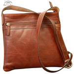 Genuine Leather cross body bag Brown Cross body bag