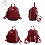 Genuine Leather Ladies Casual Backpack With Shoulder Strap Backpacks