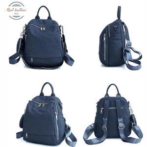 Genuine Leather Ladies Casual Backpack With Shoulder Strap Backpacks