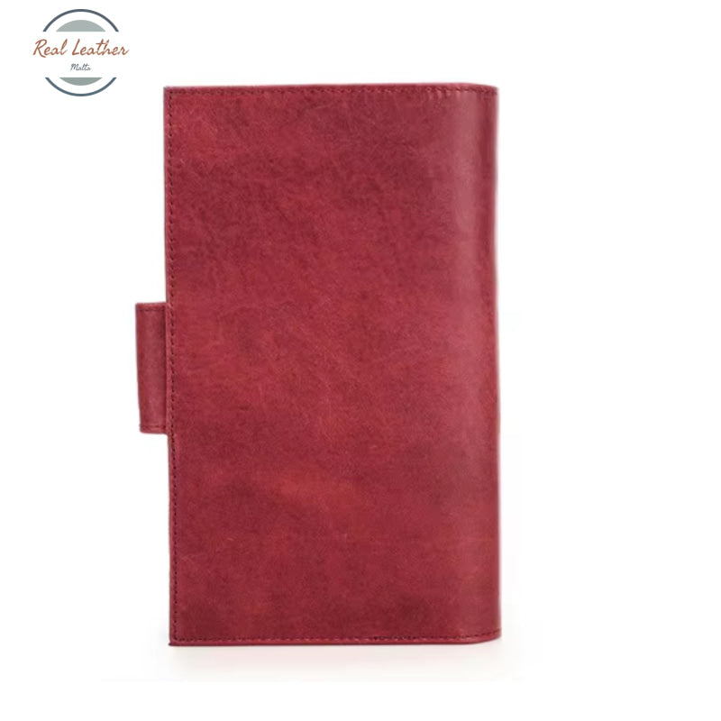 Genuine Leather Long Wallet and Passport Holder Wallets & Money Clips