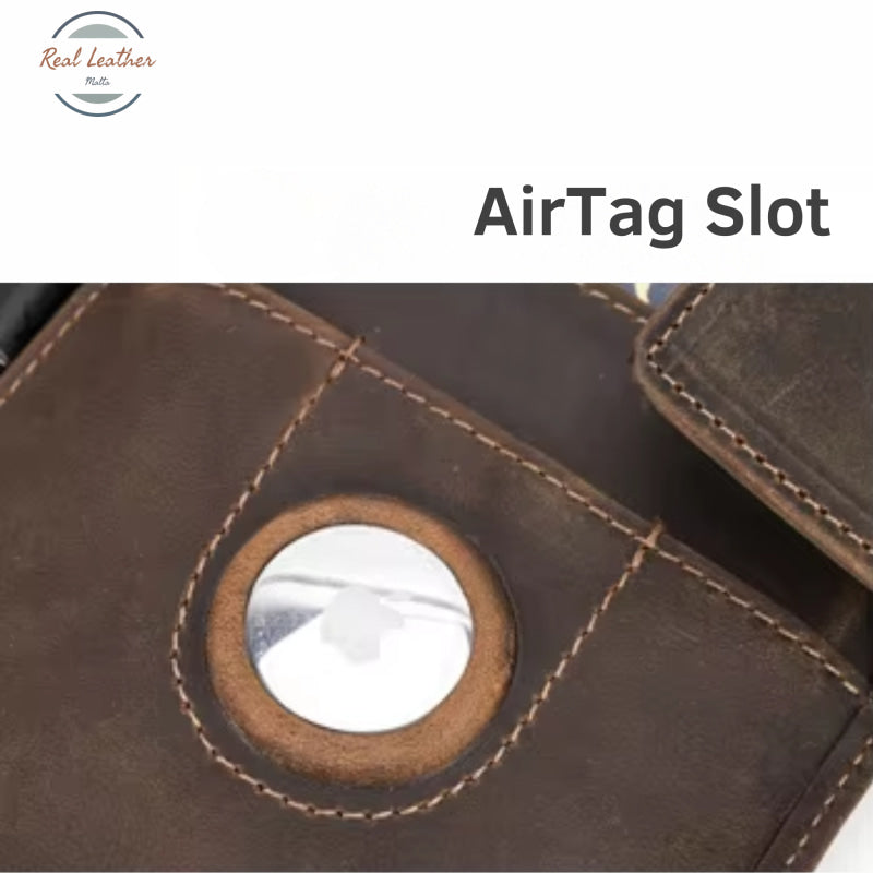 Genuine Leather Long Wallet and Passport Holder Wallets & Money Clips