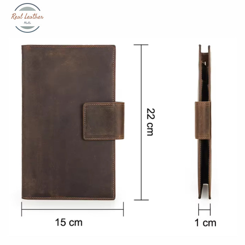 Genuine Leather Long Wallet and Passport Holder Wallets & Money Clips