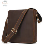 Genuine Leather Men’s Vintage Satchel Sling Bag Messenger Bags