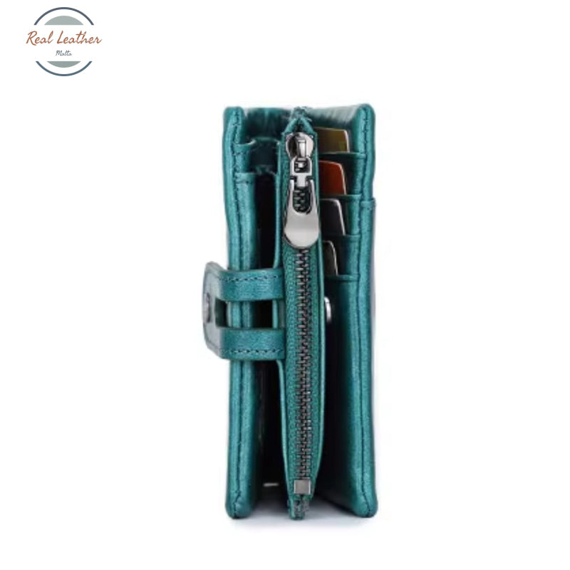 Genuine Leather Multifunction Short Wallet Wallet