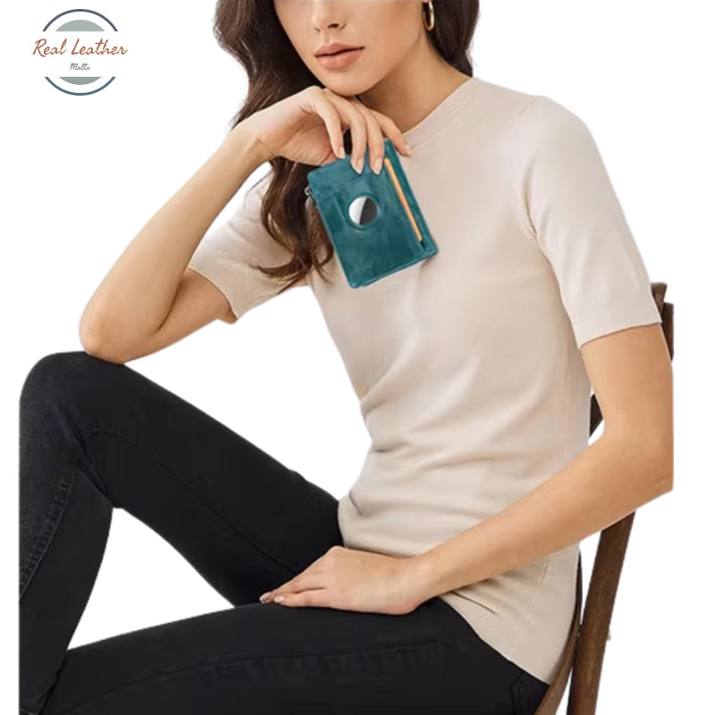 Genuine Leather Multifunction Short Wallet Wallet