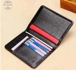 Genuine Leather Passport Holder with Custom Golden Foil Embossing Passport Cover