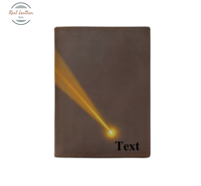 Genuine Leather Passport Holder with Personalization