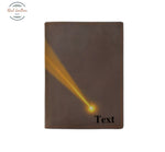 Genuine Leather Passport Holder with Personalization