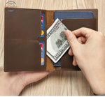 Genuine Leather Passport Holder with Personalization