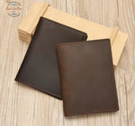 Genuine Leather Passport Holder with Personalization