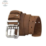 Genuine Leather Pin Buckle Waistband Belt For Men