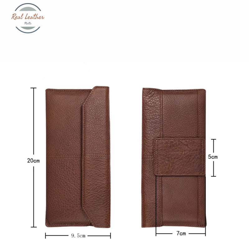 Genuine Leather Slim Cellphone Pouch Mobile Phone Cases