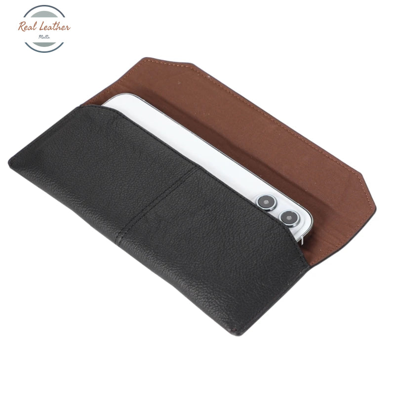 Genuine Leather Slim Cellphone Pouch Mobile Phone Cases