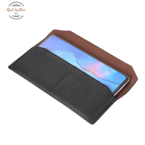 Genuine Leather Slim Cellphone Pouch Mobile Phone Cases