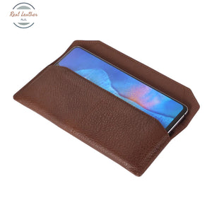 Genuine Leather Slim Cellphone Pouch Mobile Phone Cases