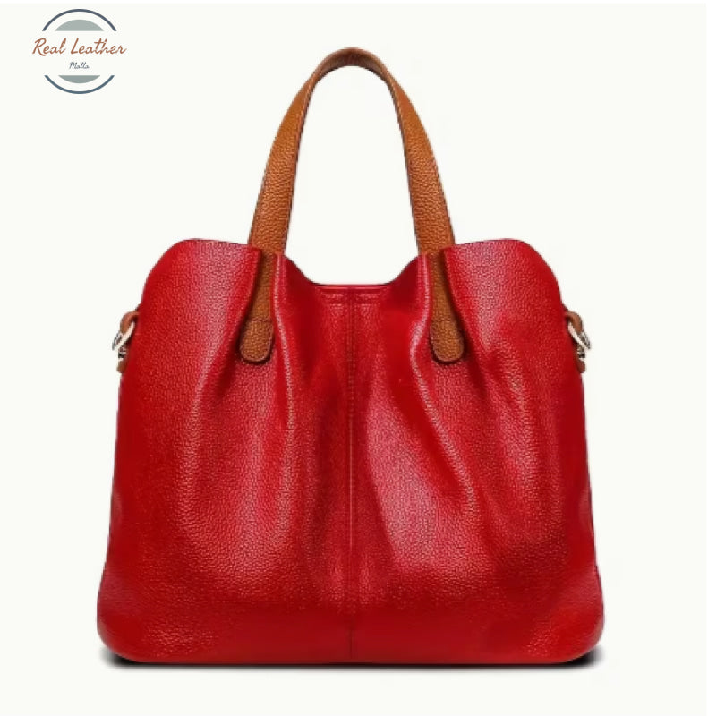 Genuine Leather Tote Bag for Women