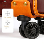Genuine Leather Universal Trolley Luggage & Bags