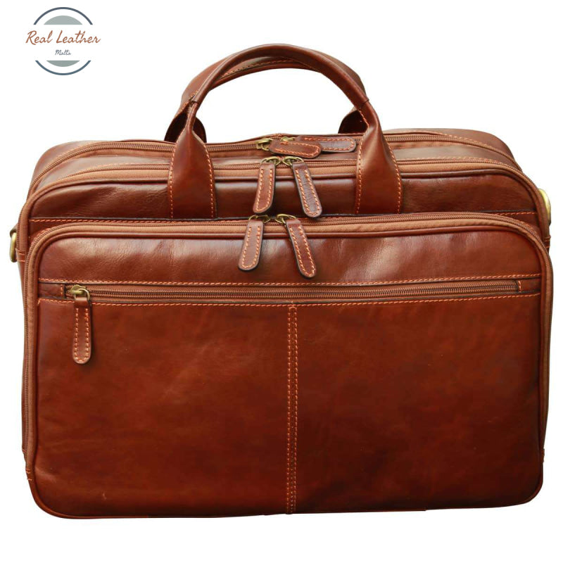 Italian Leather Briefcase Brown Briefcase