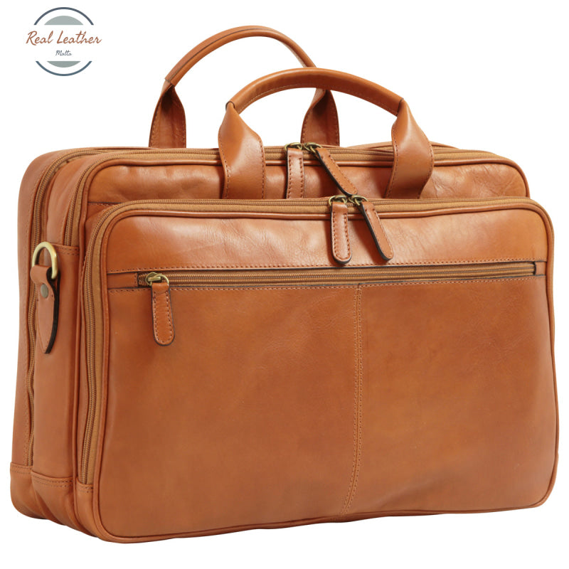 Italian Leather Briefcase Brown Colonial Briefcase