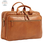 Italian Leather Briefcase Brown Colonial Briefcase