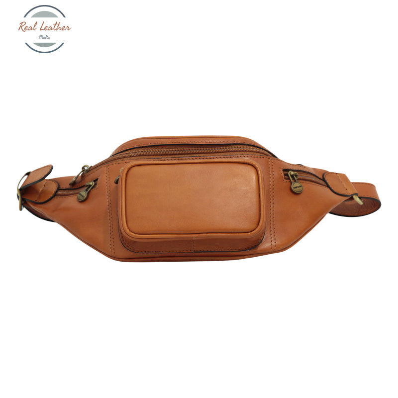 Leather belt pack Brown colonial Belt Bag