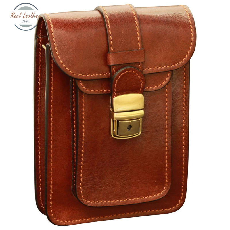 Leather Belt Piece Brown Leather Belt Piece