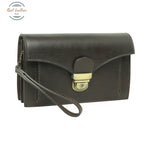 Leather clutch Black Hand Bag