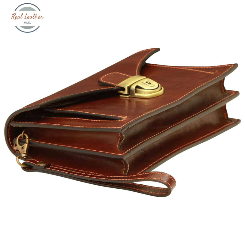 Leather clutch Hand Bag
