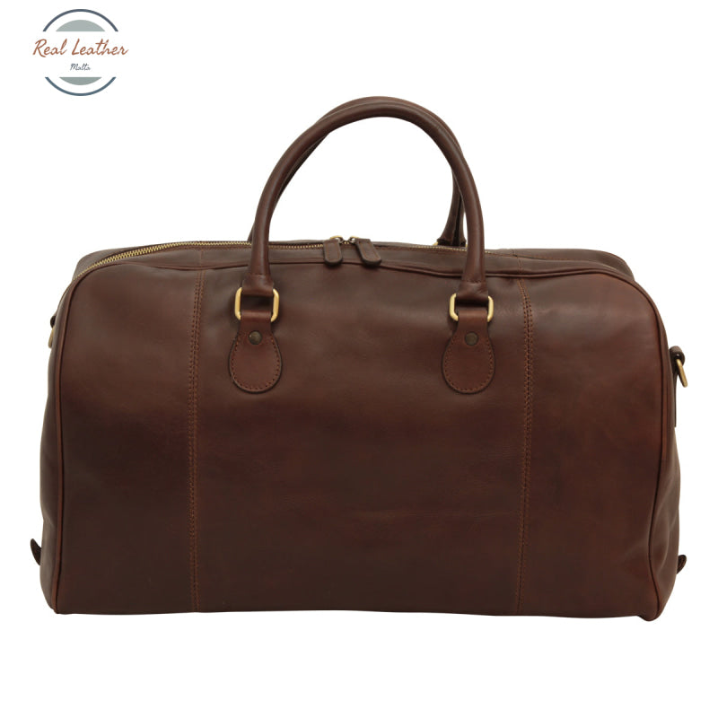 Leather Duffel Bag Dark Brown Duffel bag