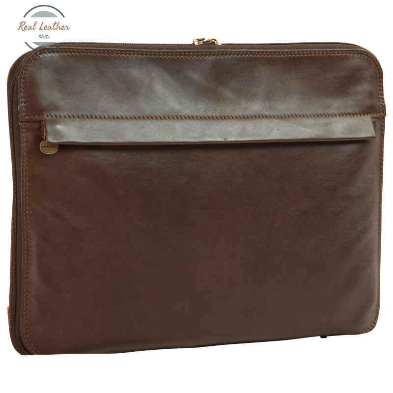 Leather Folder Dark Brown Leather Folder