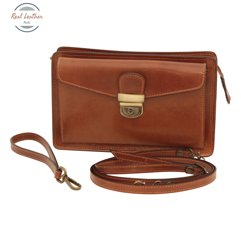 Leather Hand Bag Brown Handbags