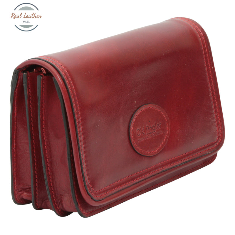 Leather pochette Red Hand Bag