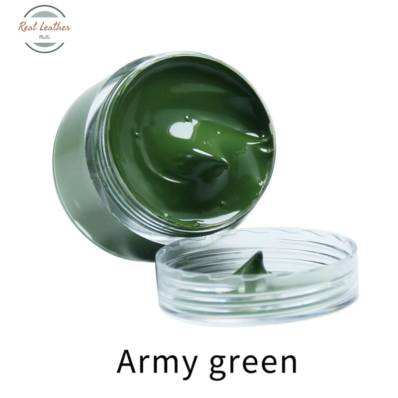 Leather Repair Cream Army Green / 30 Ml Leather Cream
