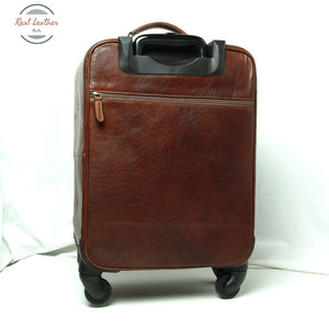 Leather trolley Brown Trolley