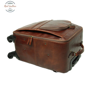 Leather trolley Brown Trolley