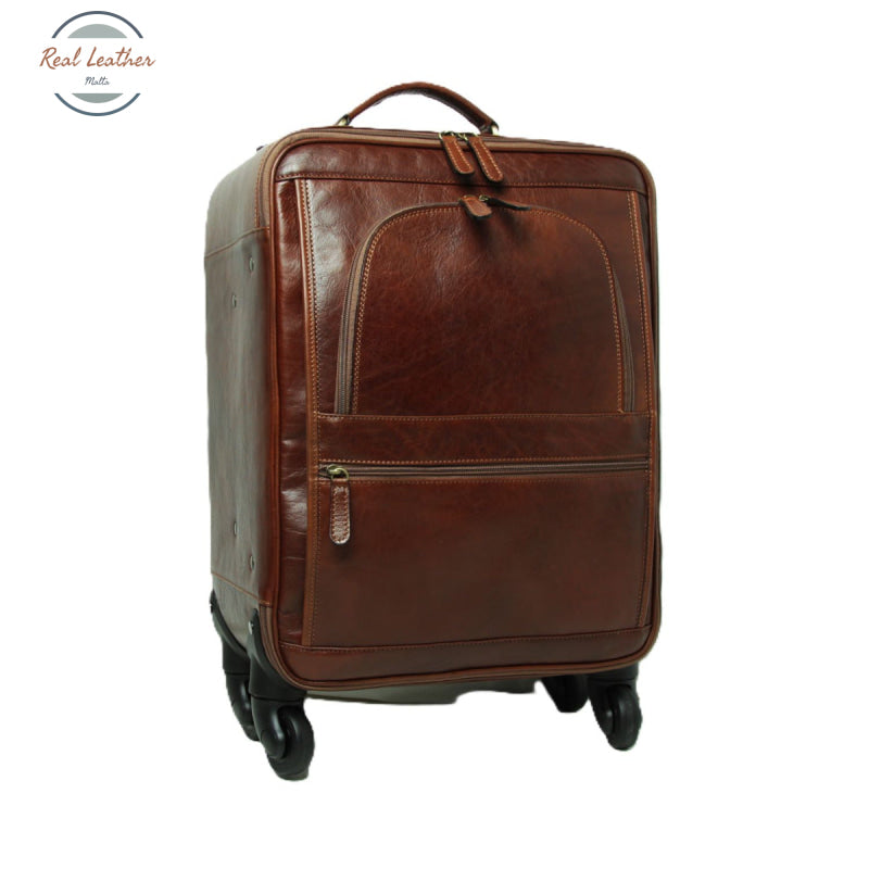 Leather trolley Brown Trolley