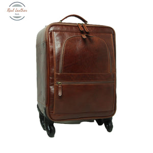 Leather trolley Brown Trolley