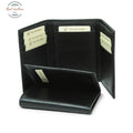 LUSSO Full Grain Leather Wallet with RFID Protection Black