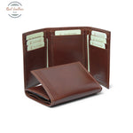 LUSSO Full Grain Leather Wallet with RFID Protection Brown