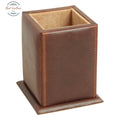 LUSSO Genuine Leather Pen Holder