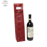 LUSSO Genuine Leather Wine Bottle Holder Red Wine holder